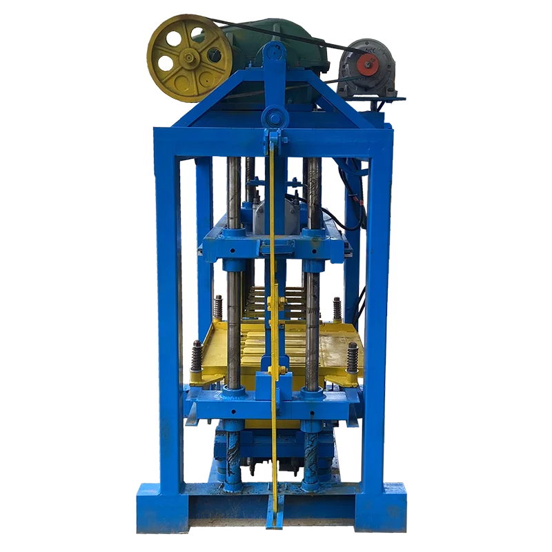 small hand operated block machine