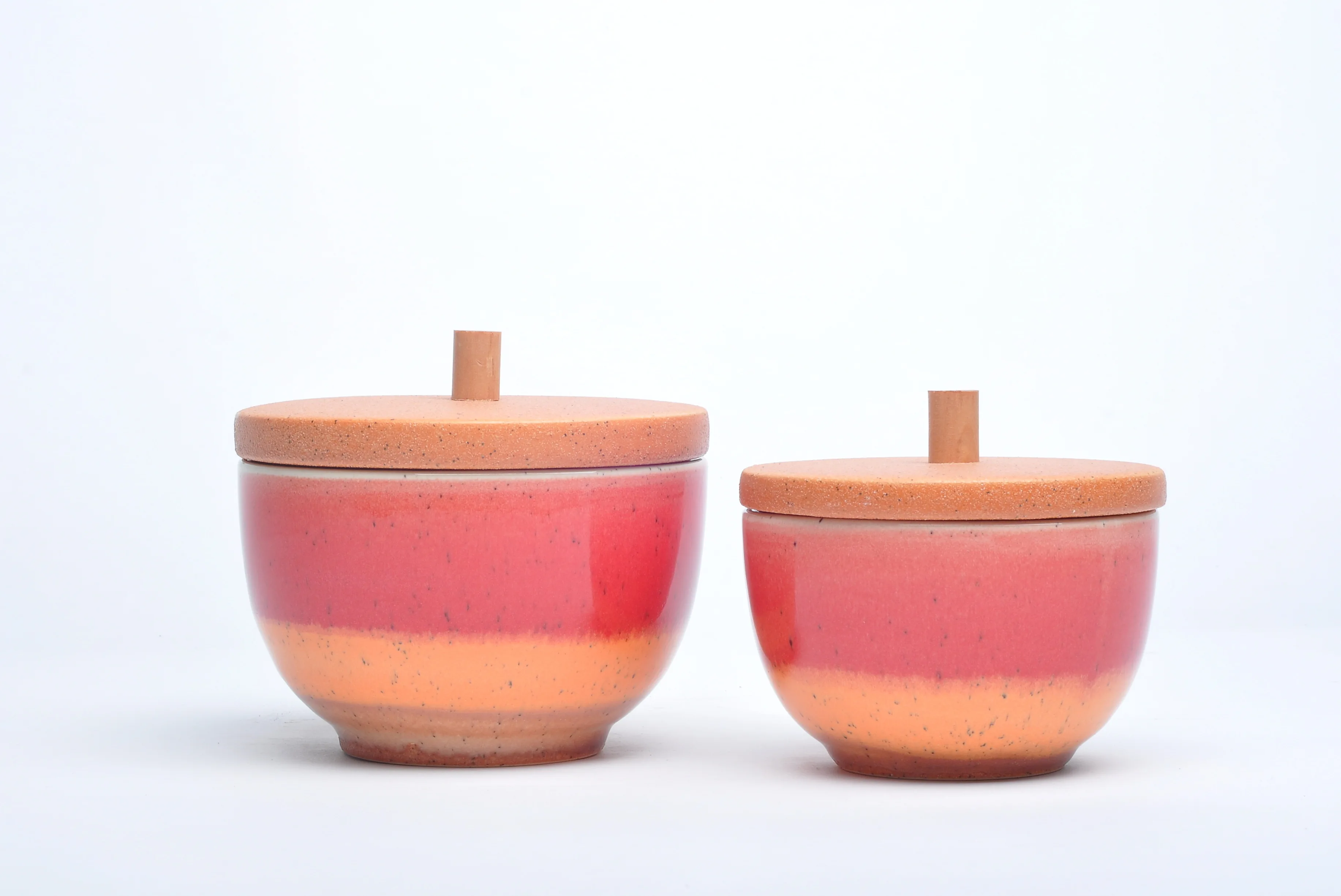 Fancy style speckled glaze home goods tea coffee sugar kitchen storage jars ceramic canisters with lids