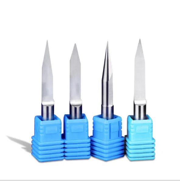 cnc machine rotar milling cutter with tungsten carbide for end mill 3.175mm cnc tool drill bits flat bottom knife milling cutter