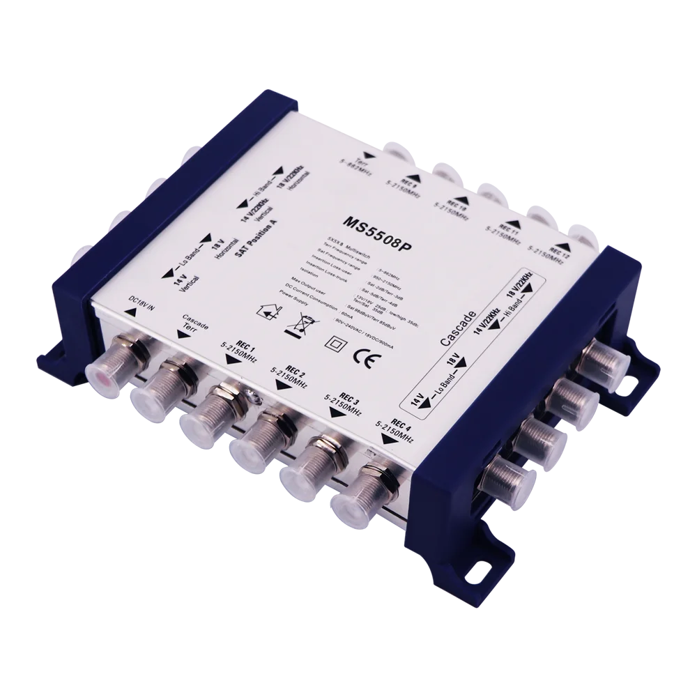 2023 New upgraded 5x8 Satellite  multiswitch 5in 8out Satellite  multiswitch