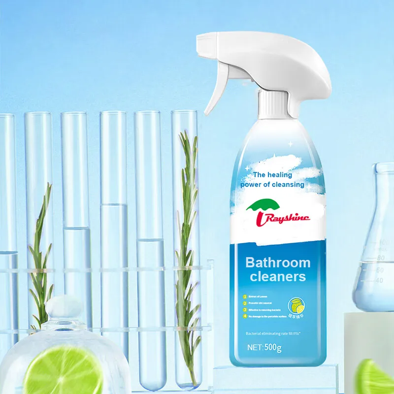 Rayshine hot sale Water Scale Remover Bathroom Wall Floor Cleaning Detergent  Ceramic Tile Cleaning Liquid 500G