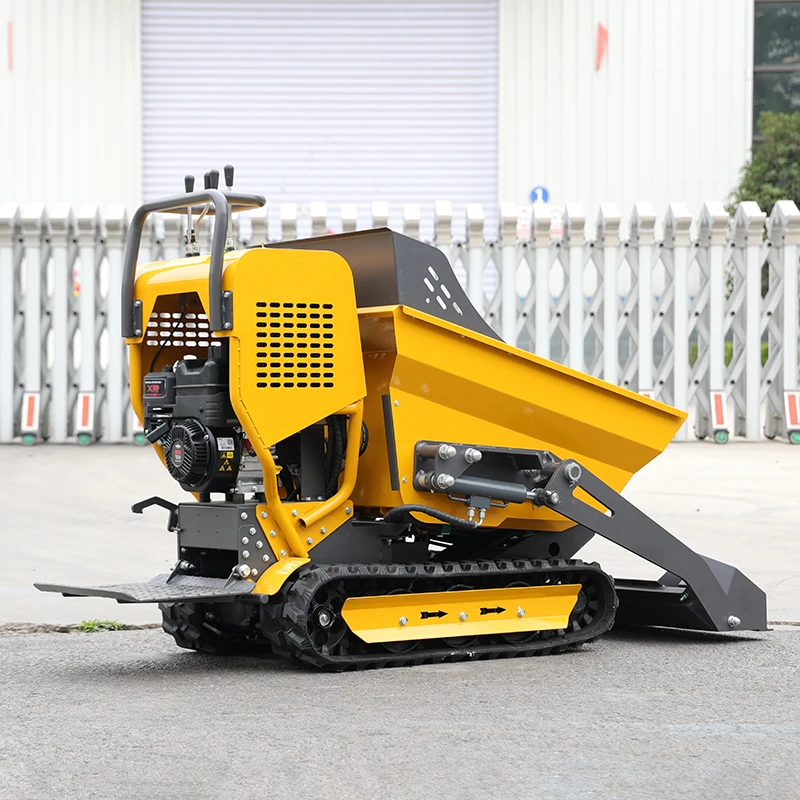 Mini 300kg 500kg 0.5ton hydraulic motor Dumper Crawler with gasoline engine