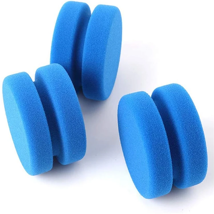 
300 PCS Round Shape Paint Auto Foam Wax Applicator Pad Car Supplies Car Wash Brush Cleaning Polishing Waxing Sponge Applicator 