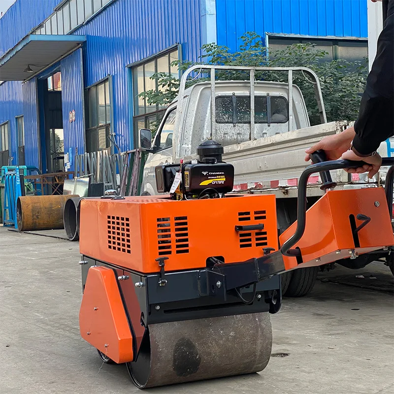 High Quality Ground Vibration Roller Handheld Self-propelled 0.5 Ton Small Roller Factory for Sale