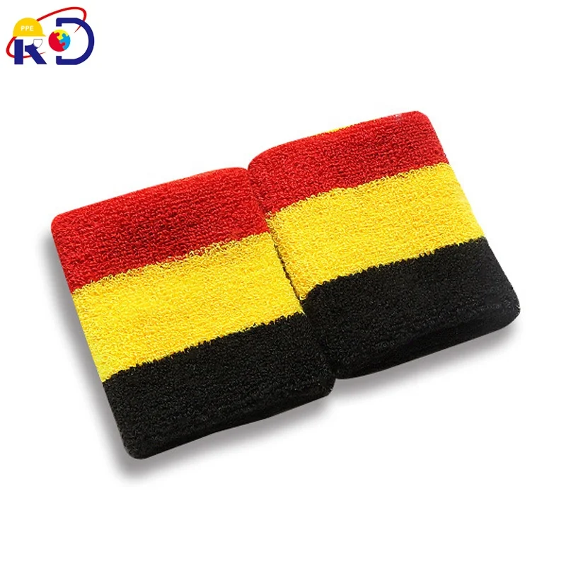 3 вида цветов с вышивкой из махровой ткани, спортивный браслет