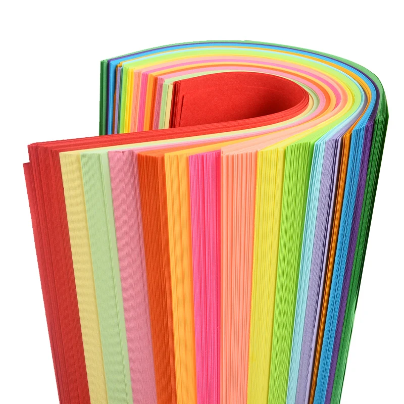Craft Fluorescent Color Paper Sheet Cardboard Construction Paper 80 Gsm for School Kids Confetti A4 Paper Black