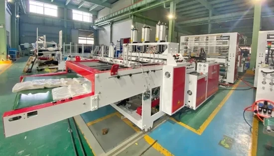 Заводская цена, автоматическая биоразлагаемая пластиковая ручка для мусора, машина для изготовления мешков для футболок и покупок