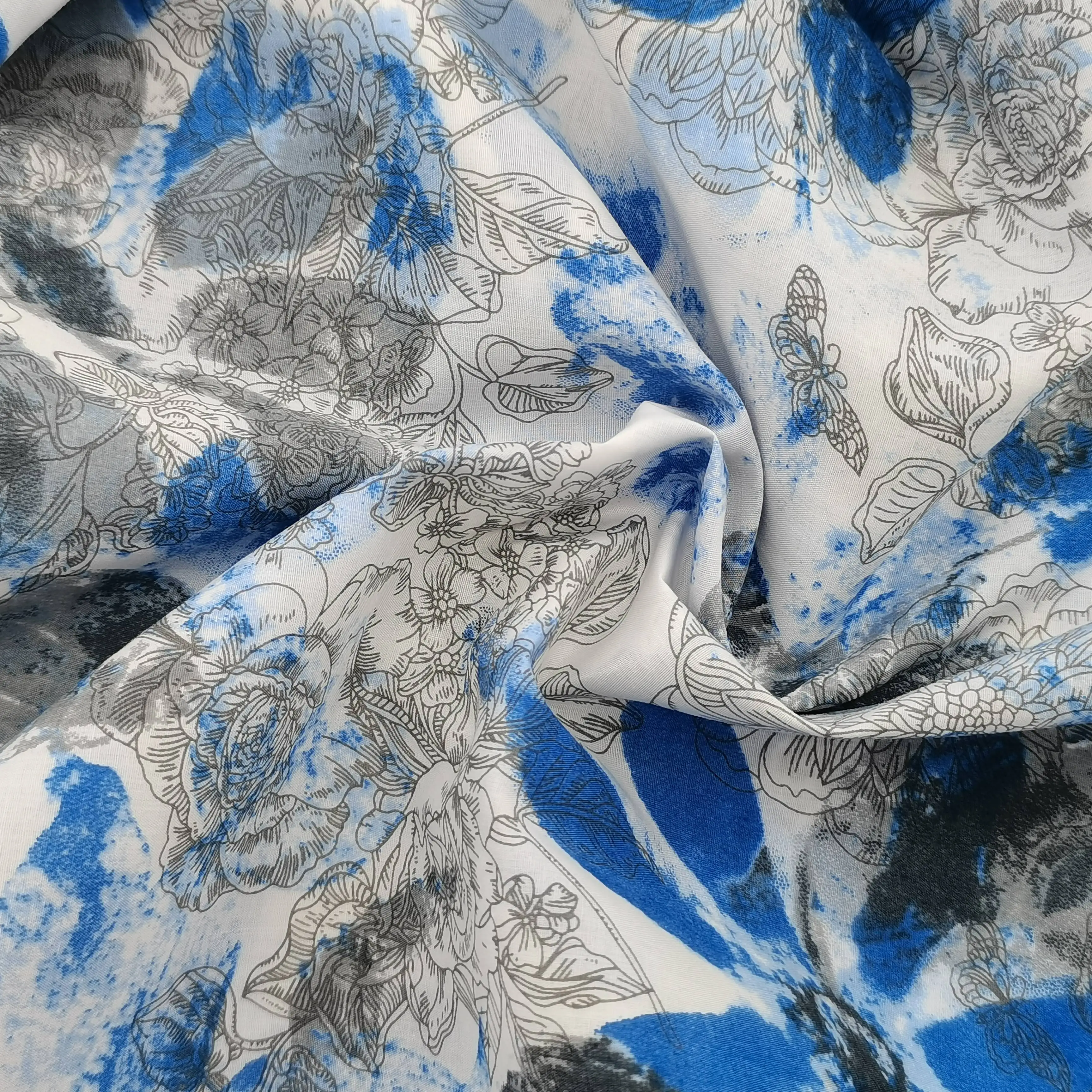 Ready to Ship Flower Liberty Tana Lawn 100% Cotton Poplin Fabric Printing for Dress