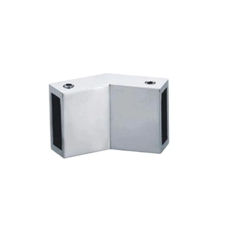 Europe Stainless Steel Square Pipe Connector  Glass Connector For Glass Door