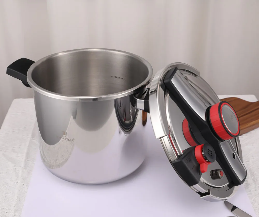 KAISA VILLA SUS304 Stainless Steel Multifunction Pressure Cooker Industrial Pressure Canner Cooker commercial 6-12L