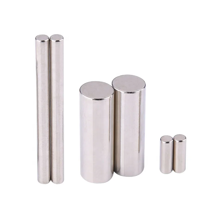 N52 cylinder cheap neodymium magnet diametrically magnetized cylinder neodymium magnet