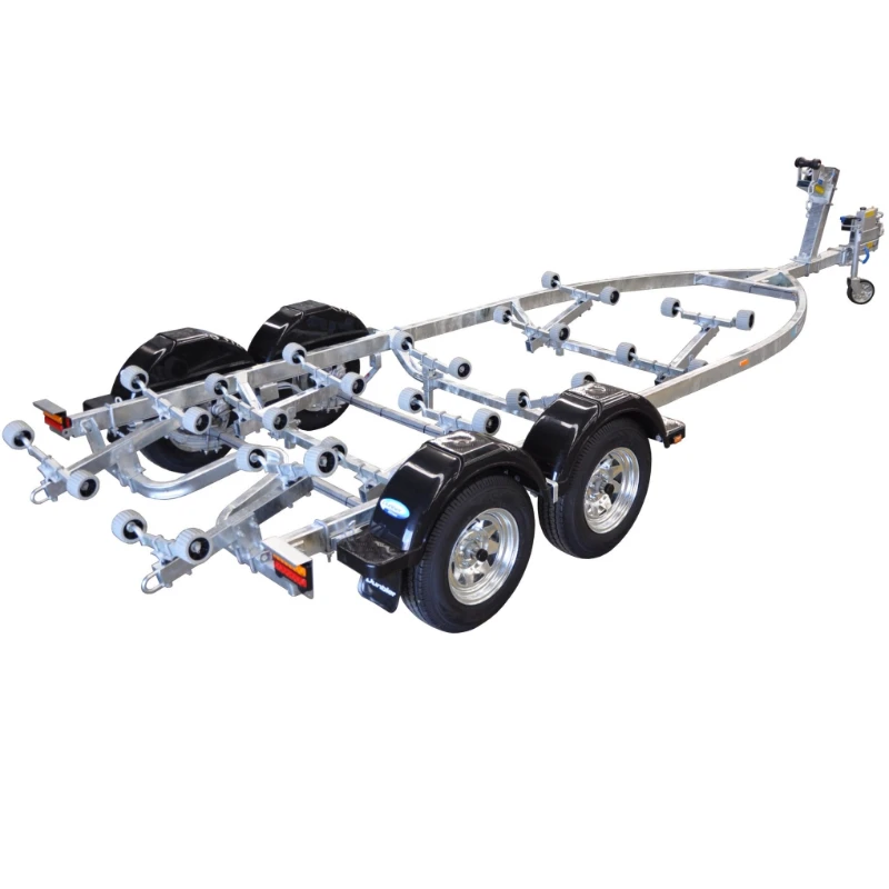 Rizhao Sevenstar Galvanized Boat Trailer Aluminum Alloy Trailer for Boats and Yachts Auto parts