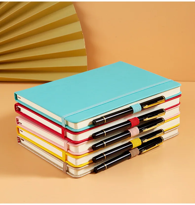 Пользовательский кожаный блокнот ручной работы, журнал, канцелярские принадлежности на заказ, большой блокнот