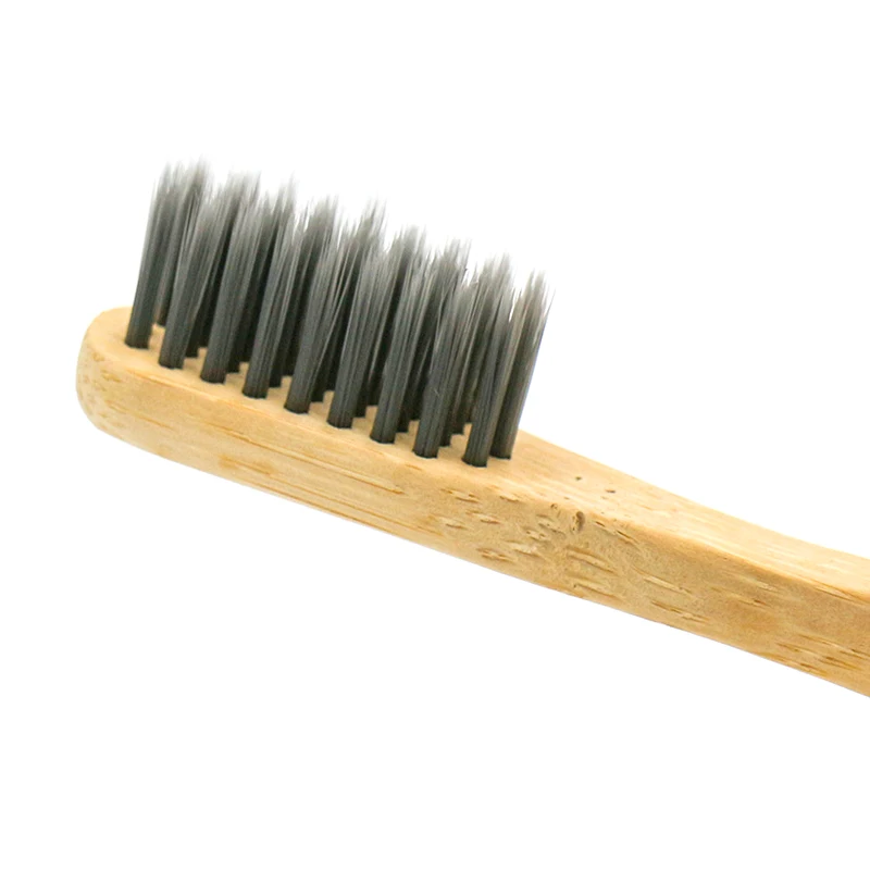 Wholesale 100% Healthy Custom Eco nature China Custom Bamboo Toothbrush with Soft Bristle for adults
