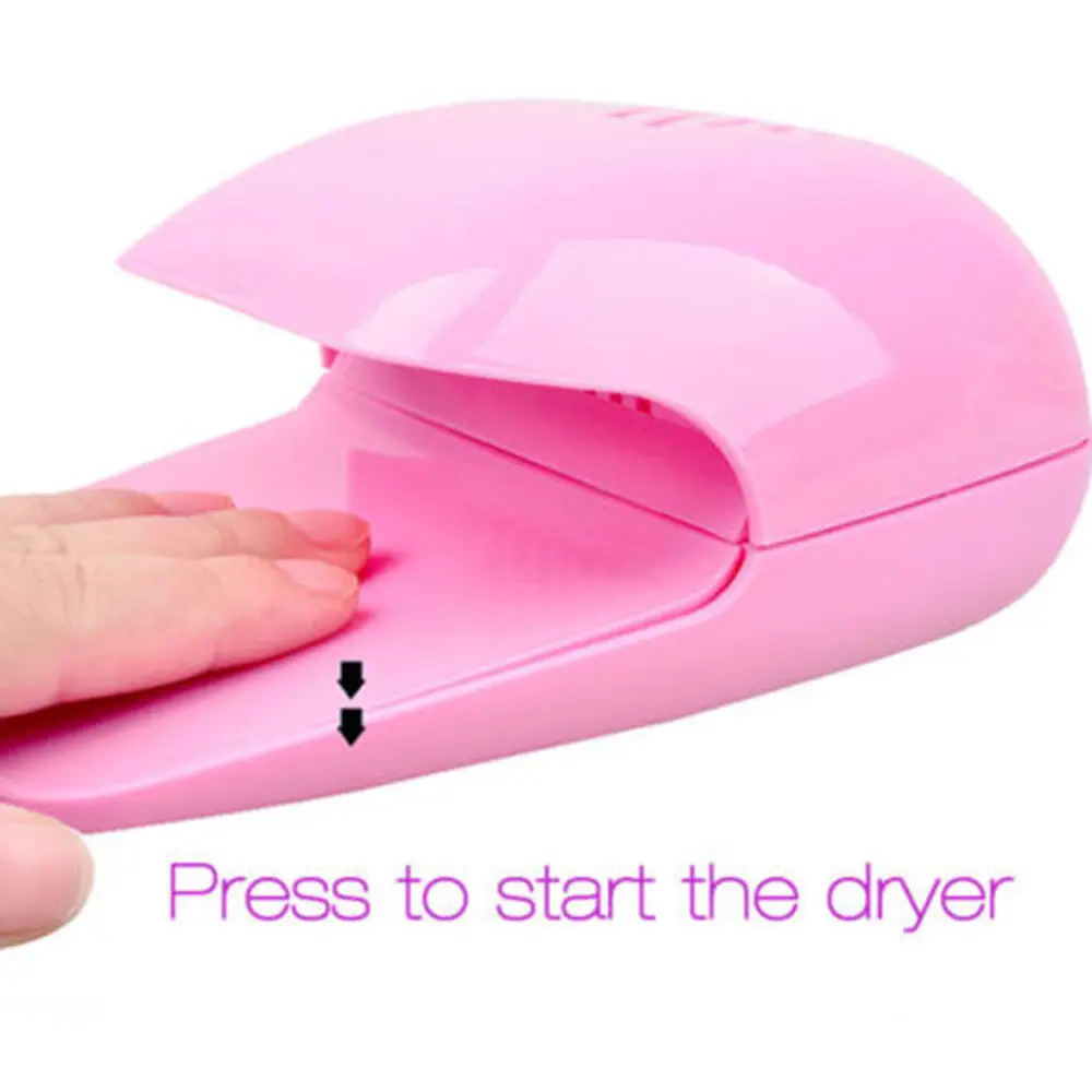 2024 Top Portable Mini Cute Hand Finger Toe Nail Art Gel Tip Polish Dryer Blower Fan