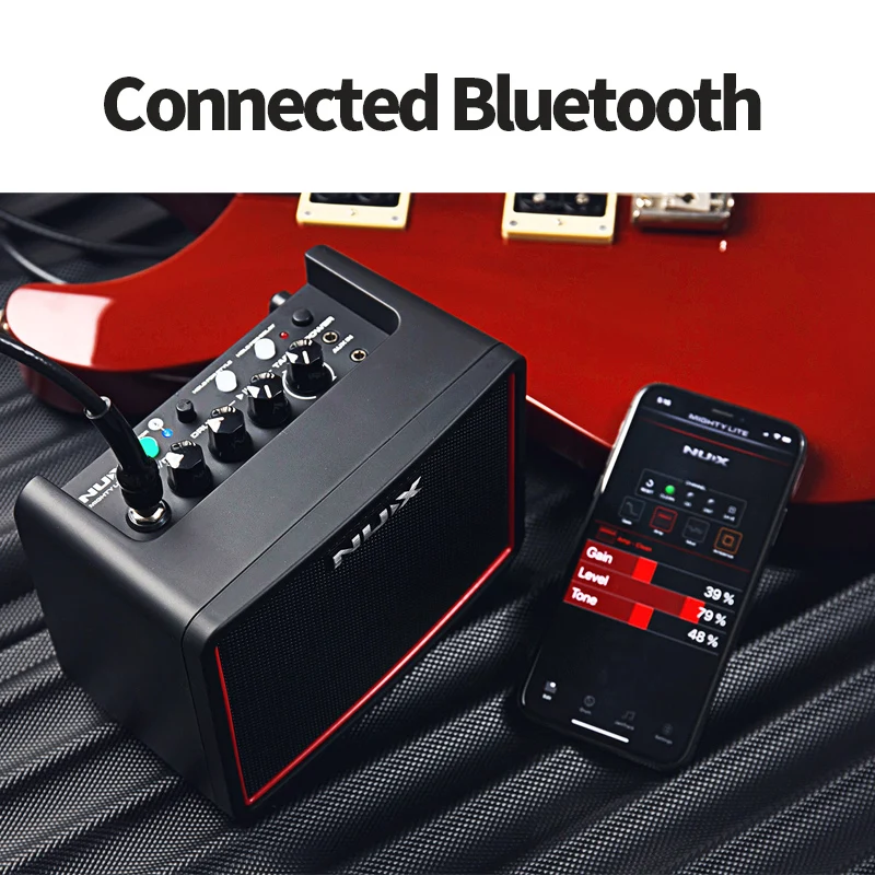 Mighty Lite BT NUX desktop blue tooth portable  mini electric guitar  speaker amplifier
