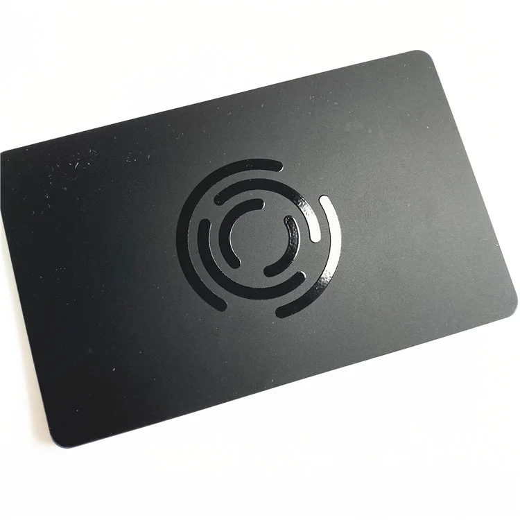  Высококачественная Черная матовая отделка для социальных сетей NFC визитная карточка обмена контактными профилями ссылки на URL с УФ-логотипом и