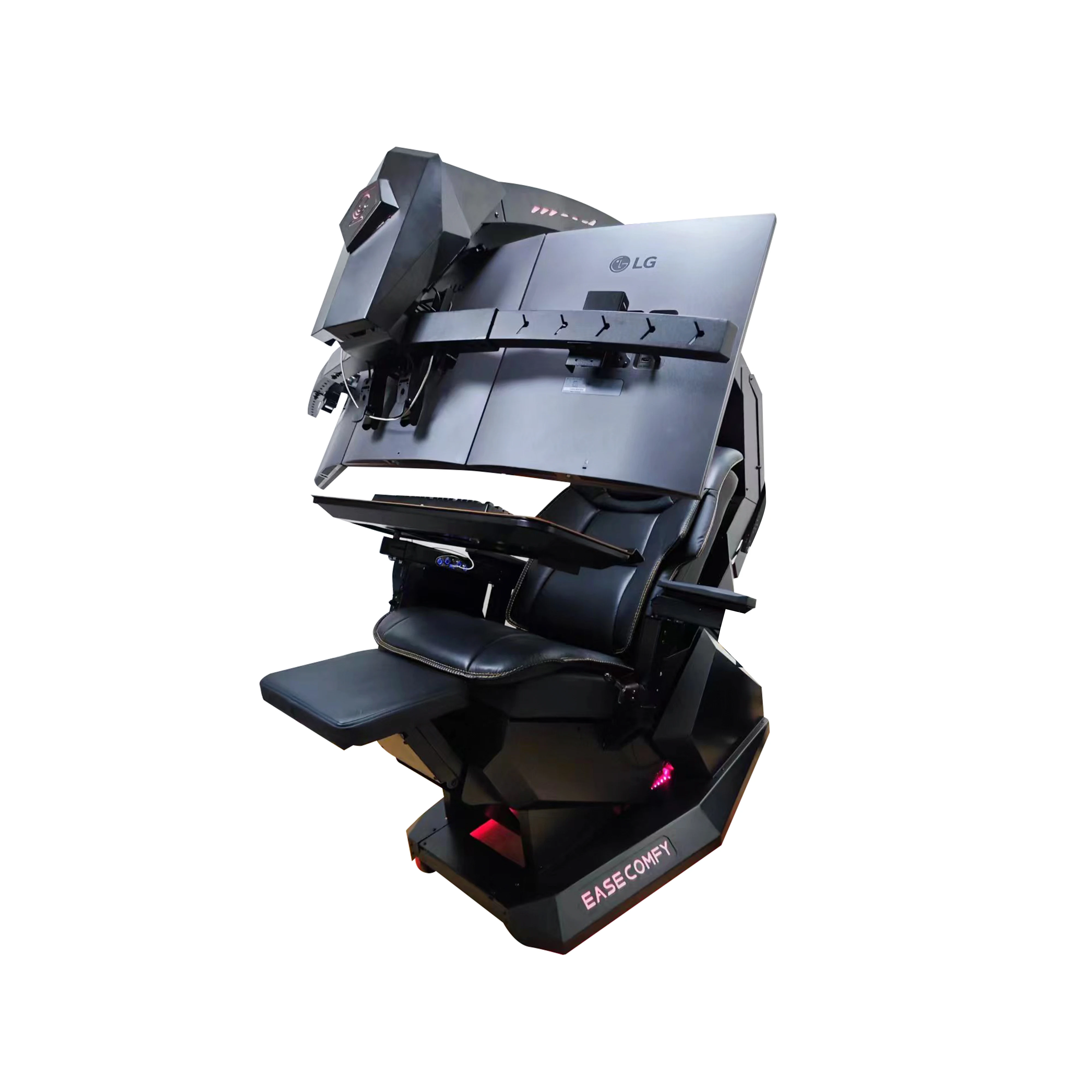EASECOMFY T2 THRONE  zero gravity recline workstation home office racing chair cockpit gaming cockpit for monitors