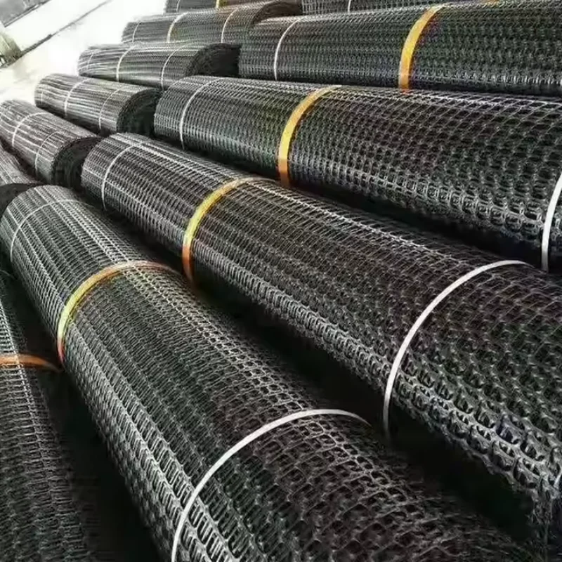 Factory Supply High Strength PP Biaxial Geogrid 20KN 30KN 40KN Plastic Building Mesh For Road Reinforcement
