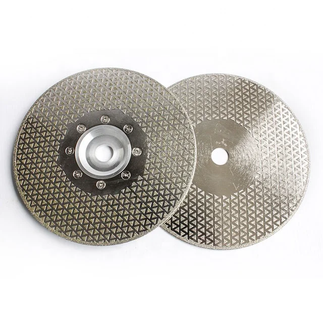 
double side triangle shape blade electroplated Diamond Saw Blade cutting disc grinding wheel 