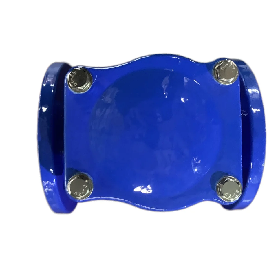 Manual Hydraulic Rotary Check Valve for Sewage Backflow Gate Structure Rubber Flapper Designed Water Media General Application