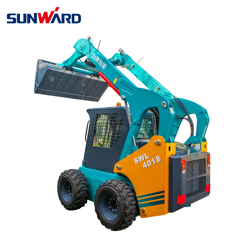 SUNWARD SWL2820 Wheeled skid steer loader 6 ton wheel in low price