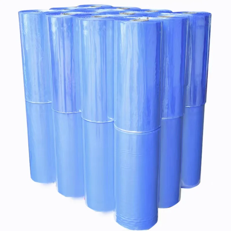 factory direct price Soft transparent Wrap Stretch window and doors pvc hot shrink film plastic vacuum roll shrink plastic