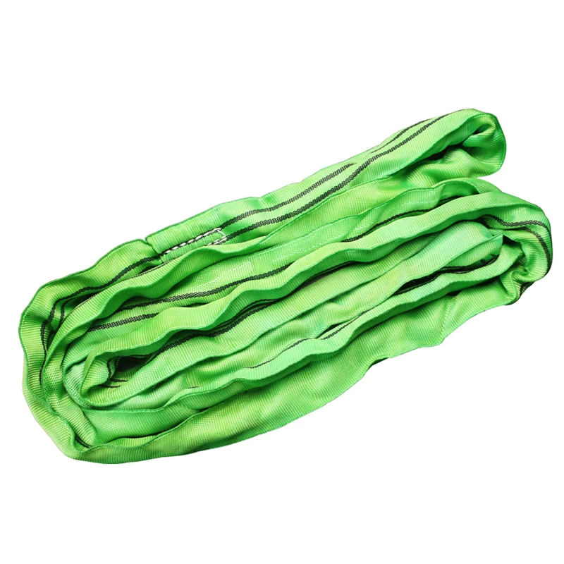 
Hot Sale Polyester Webbing Strap 160060 Round Lifting 10 Ton Web Sling 