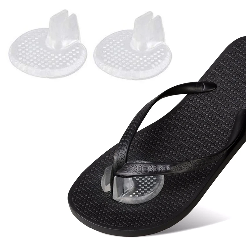 Silicone Gel Sandal Thong Protectors Toe Guards Cushion Flip-Flop Non-Slip Forefoot Pads Inserts Foot Protector Metatarsal Pads