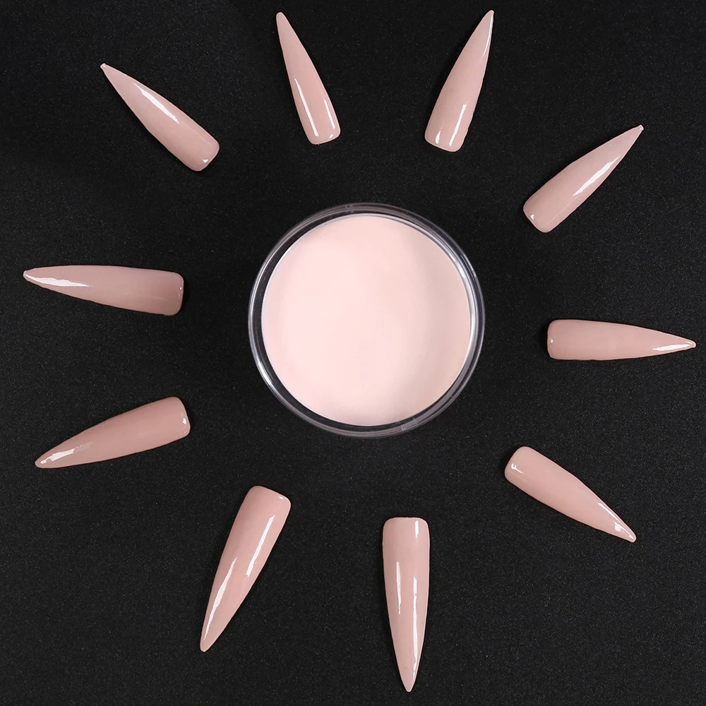 Custom Private Label 3 in 1 Acrylic Dipping Powder 2000 Nude color Fast Drying Dip Powder Nails System