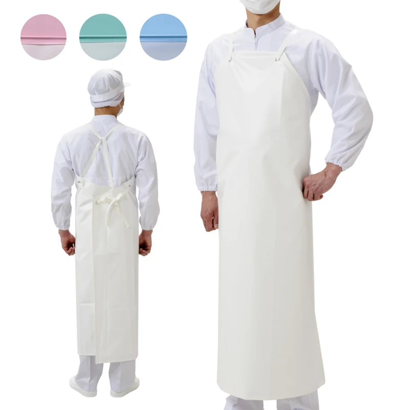 
Japanese Chest Oil Resistance Waterproof Work Medical Barista Apron 
