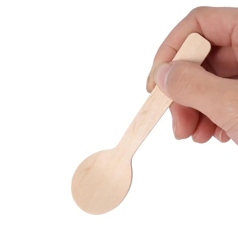 Wooden Honey Spoons/Knifes/Forks Disposable Alt
