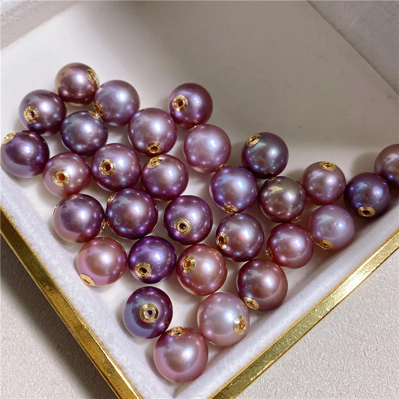 9-12mm AAA Flat Round Edison Pearl Cultured Freshwater Pearl Pendant For Jewelry Making 1 buyer