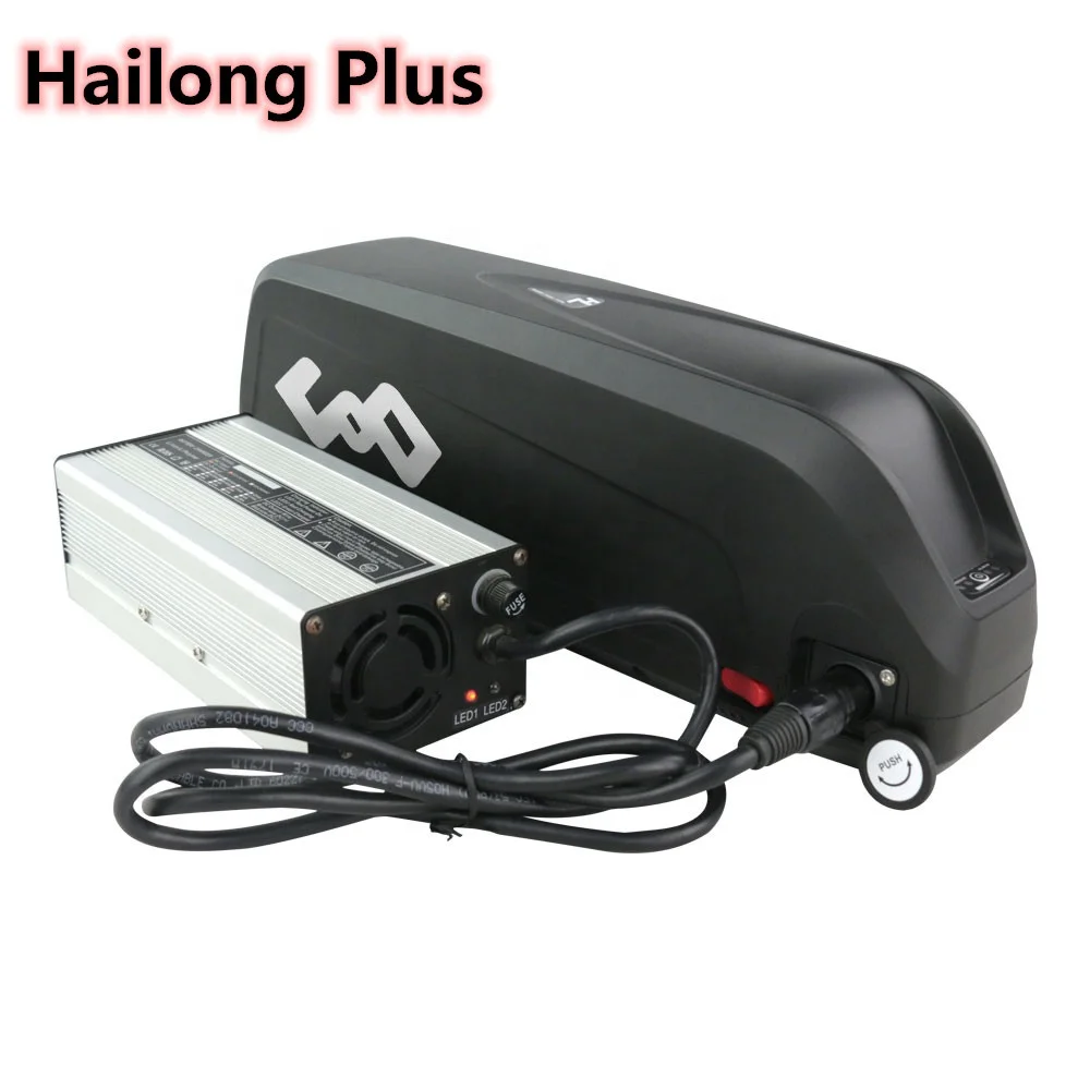Новейшая аккумуляторная батарея большой емкости 10S8P 13S6P Hailong 36 в 48 в 21 Ач для электровелосипеда с зарядным устройством