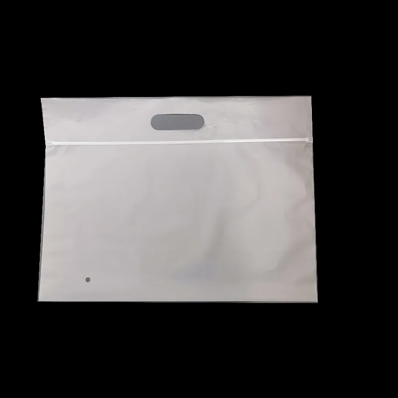 Hot sale customized EVA plastic zipper bag frosted zip lock bag plastic bikini bag