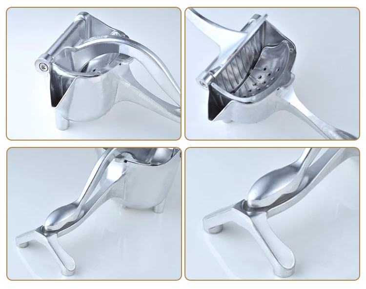 
Premium Metal Aluminum Juicer Maker Fruit Squeezer Lemon Hand Press for Lemons Citrus and Watermelon 