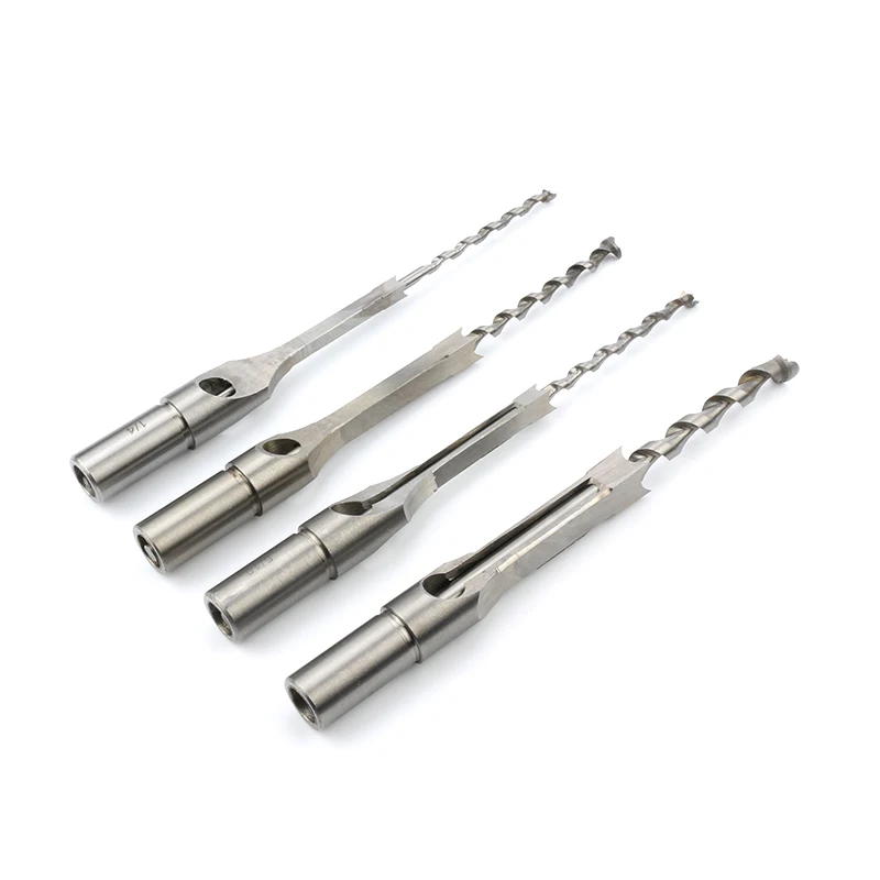 4 шт. сверло с квадратным отверстием сверло с разверткой квадратные шнековые глаза долбежное долото Деревообрабатывающие инструменты для столярных работ сверла