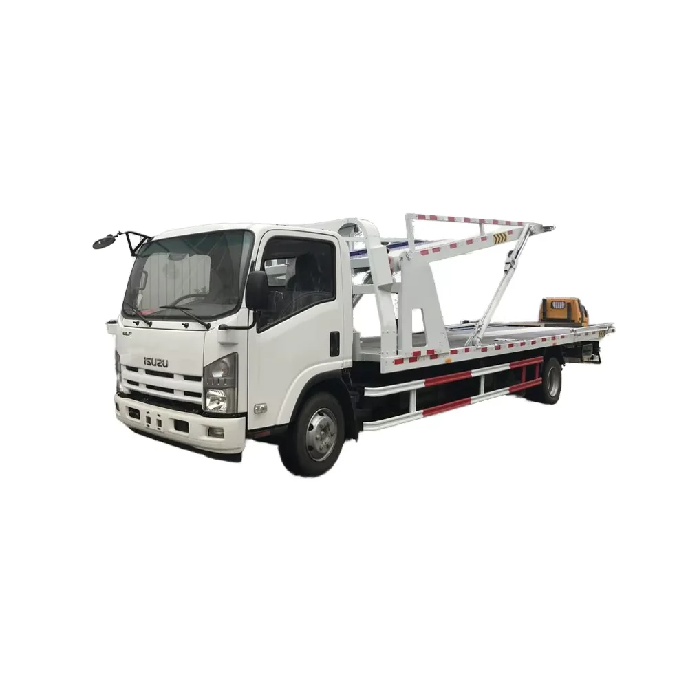 Brand New Used HOWO Double Deck Wrecker Condition Manual Transmission Tow Truck Euro 2 Diesel Fuel