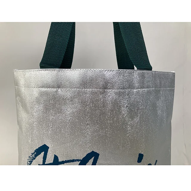 Biodegradable Cotton Laminated Non-Woven Bag Laminated Canvas Bags With Design Non Woven Food Laminate Pouch Tote Bag