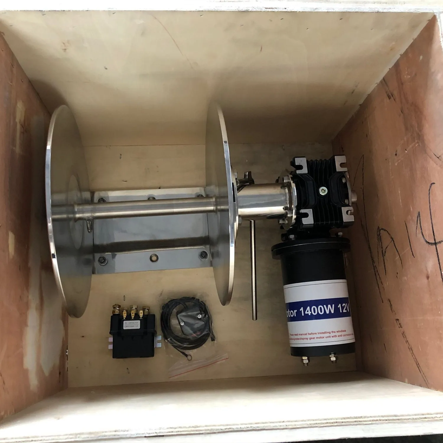 High Quality Free Fall Stainless Steel Drum Winch Anchor Winch For Yacht