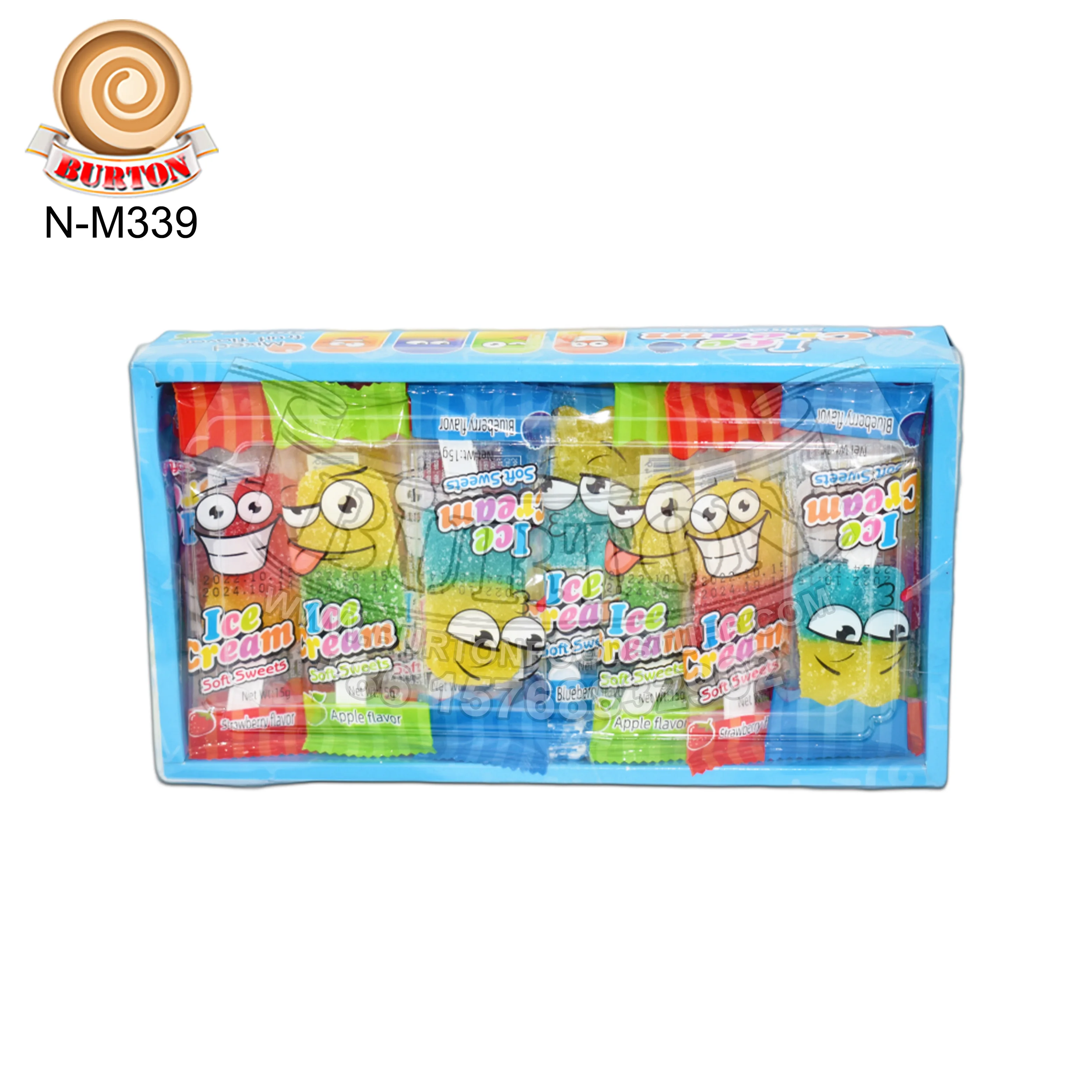 Красочное мороженое Сладкая палочка мягкие конфеты фруктовый вкус палочки формы