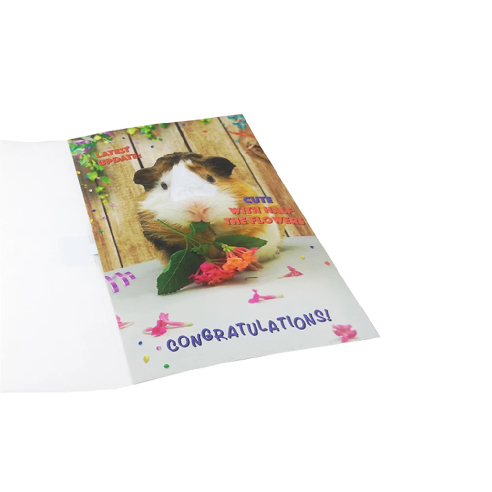 music greeting card insert sound chip with custom song