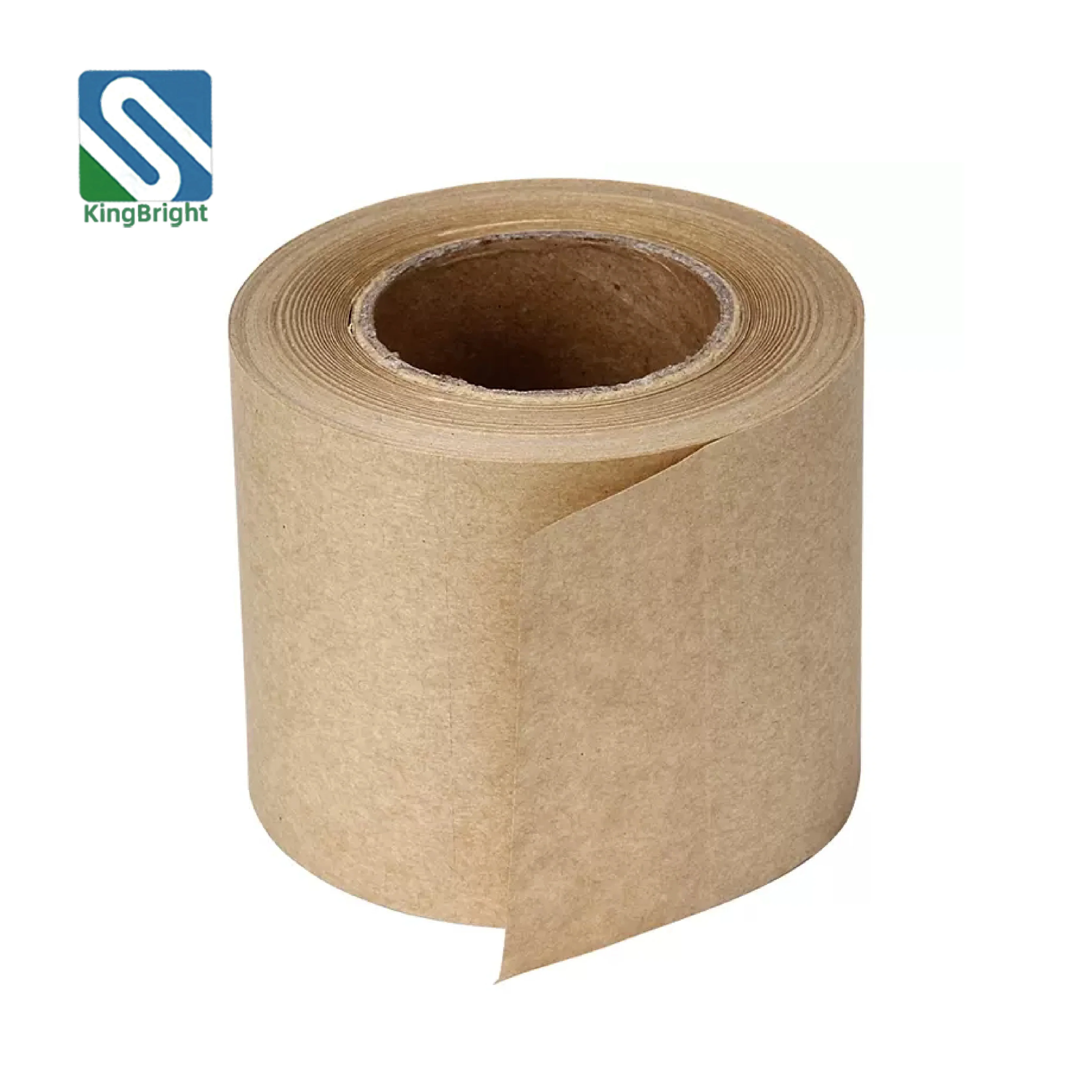 Writable kraft paper tape water-free self-adhesive hand-tearing masking packaging sealing box high temperature resistance