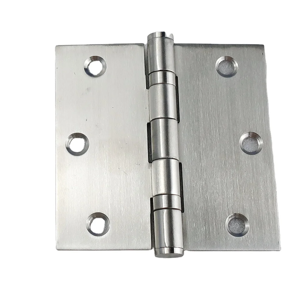 Hot Selling 4 inch 316 Chrome Plated 2bb Interior Hardware 4 Ball Bearing Gate Stainless Steel Door Hinges for Wooden Door