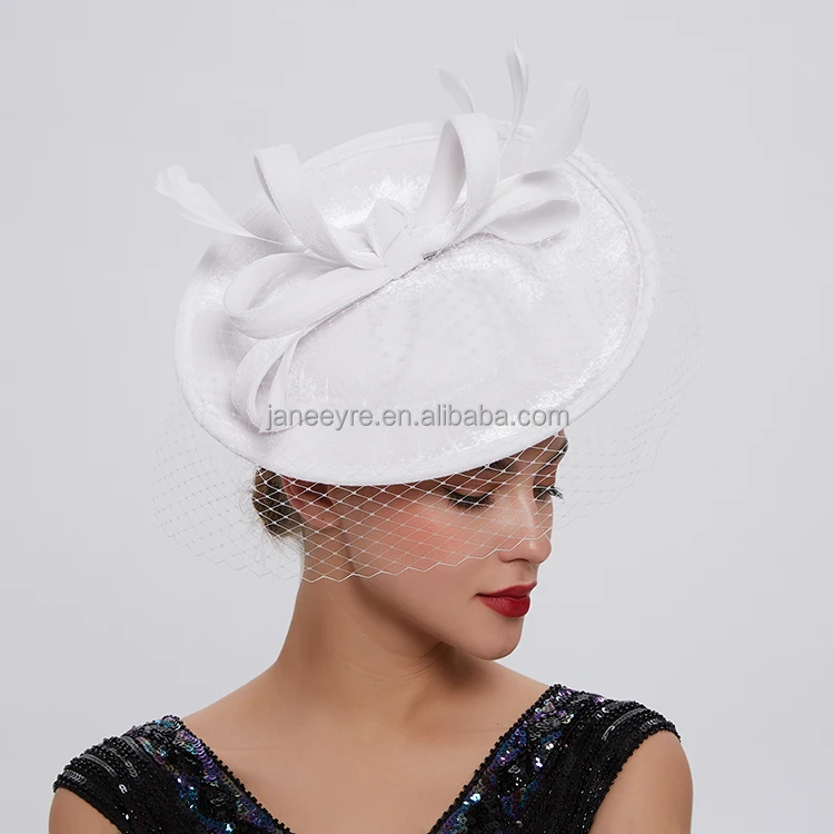 Hot Sale Beauty Velvet Fascinators Hat Derby Church Hats for Women