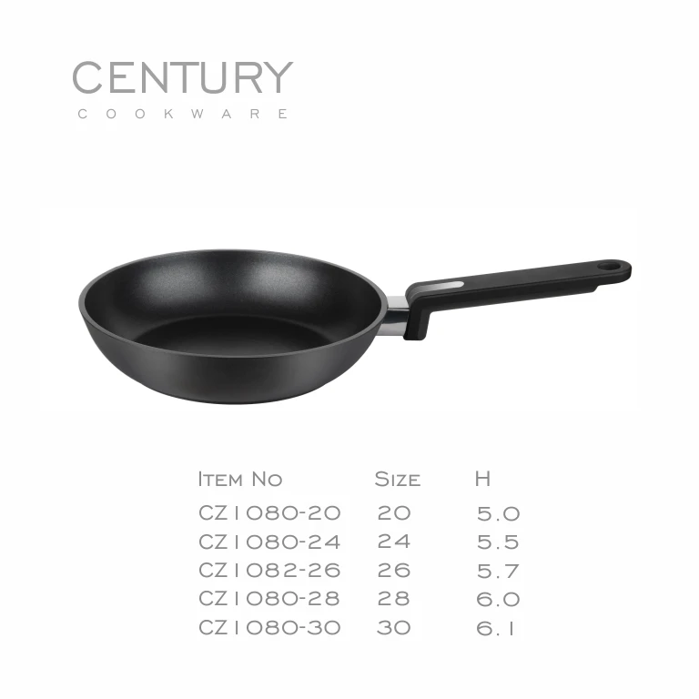 20cm 24cm 28cm 30cm Household Gas Stove Induction Cooker Pan Food Grade Nonstick Frying Pan Multifunctional Cookware