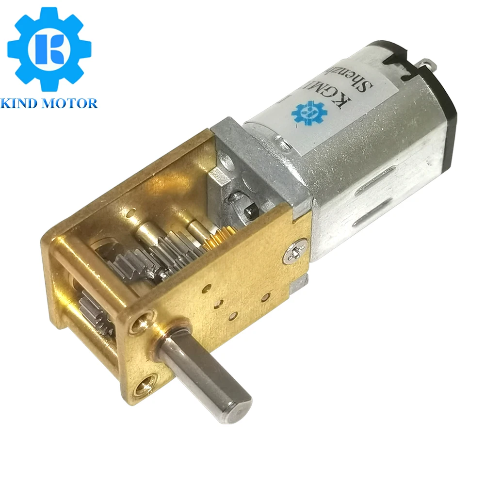 high quality small size 12mm N10 N20 N30 brush DC 3v 3.7v 6v 12v 24v worm drive gear reduction motor with encoder
