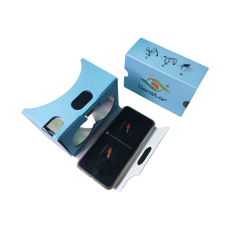 Wholesale Google Cardboard 3d Glasses Custom Logo Google Cardboard VR 3D Movies Glasses version 2.0