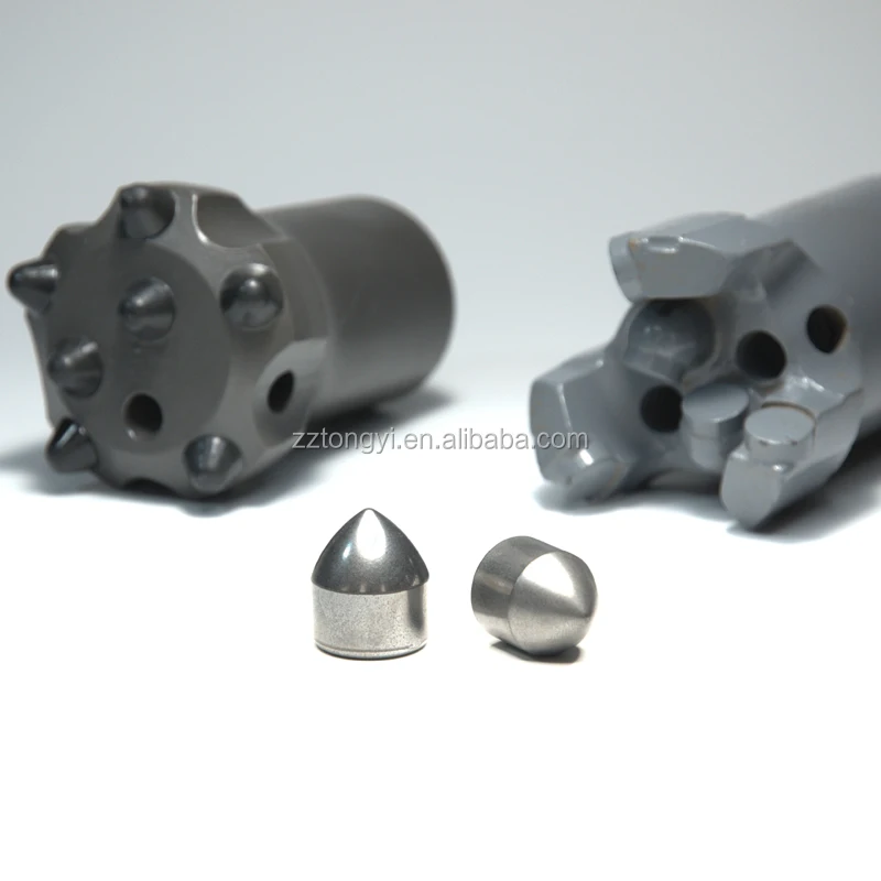 YG8C DTH Mining Tools Rock Drill Bit Inserts Cemented Tungsten Carbide Button