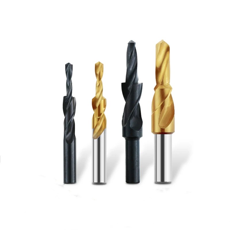 HSS 6542 Nitride Cobalt Titanium Step Drill Bit  90 180 degree M3 M4 M5 M6 M8 M10 M12 Drilling Chamfering countersunk drill
